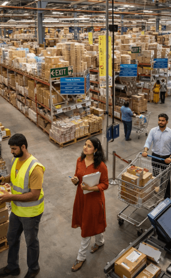 Visual representation of Distribution & Wholesale use case